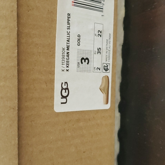 KIDS K KEEGAN METALIC SLIPPERS - Picture 5 of 5